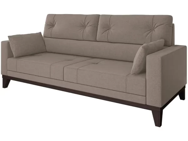 Sofá 4 Lugares Suede Cannes Linoforte - Imagem 4