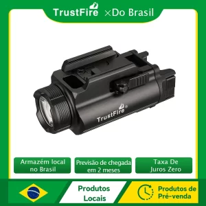 Lanterna Tática Trustfire GM35 1350 Lumen USB Recarregável