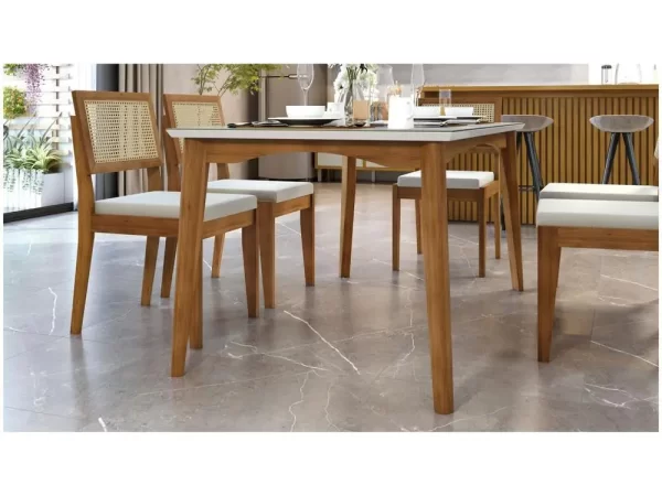 Mesa de Jantar 6 Cadeiras Retangular - Imagem 3
