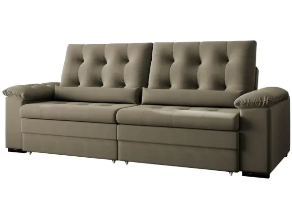 Conjunto de Sofás 2 e 3 lugares Retrátil Reclinável Suede Phormatta Colômbia SMP - Imagem 5