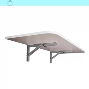 Mesa Dobrável de Parede Branca 80x41cm