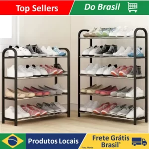 Rack Criativo de Sapatos Brasil com 4 Camadas