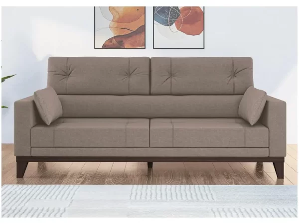 Sofá 4 Lugares Suede Cannes Linoforte - Imagem 3
