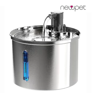 Bebedouro Automático Newpet em Aço Inoxidável para Animais