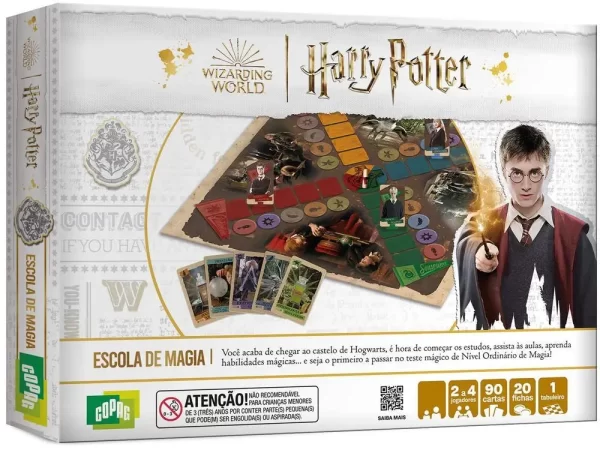 Jogo Escola de Magia Harry Potter Tabuleiro Copag - Imagem 3