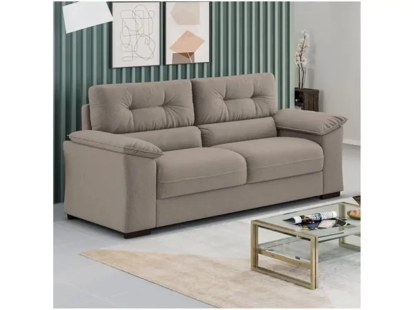 Sofá 3 Lugares Suede Decore Cascaya Linoforte - Imagem 4