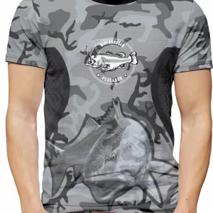 Camiseta Masculina de Pesca com Proteção UV50