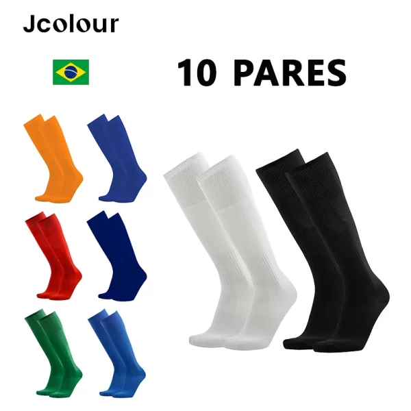 Meias de Compressão de Poliamida - 10 Pares
