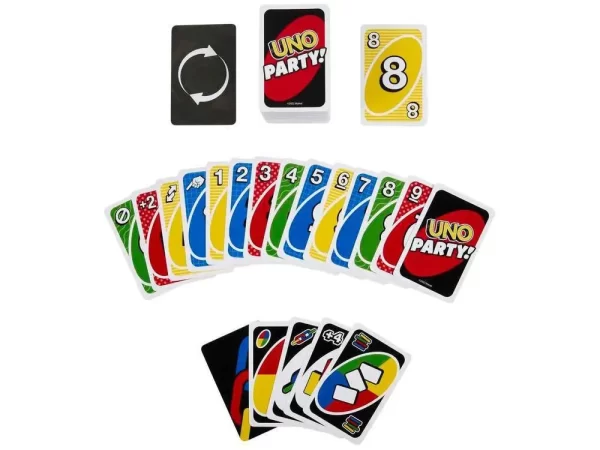 Jogo UNO Party! Mattel 224 Cartas - Imagem 6