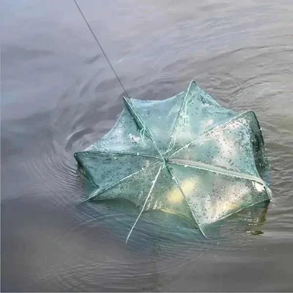 Malha para rede de pesca/equipamento/gaiola dobrável coletor de lagostim fundição/rede de peixes caranguejo/escavouro/gravos/fundir/aldas armadilhas pesca - Imagem 2