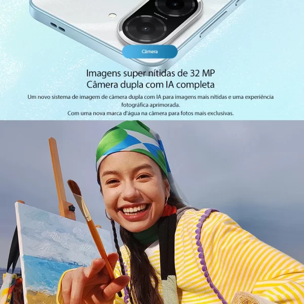 Redmi A5 Unisoc T7250 Câmera 32MP Tela 6.88 " - Imagem 6