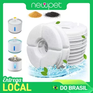Filtro de Carvão Ativado para Bebedouro de Gato