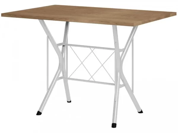 Mesa de Jantar 6 Cadeiras Retangular Branca - Imagem 4