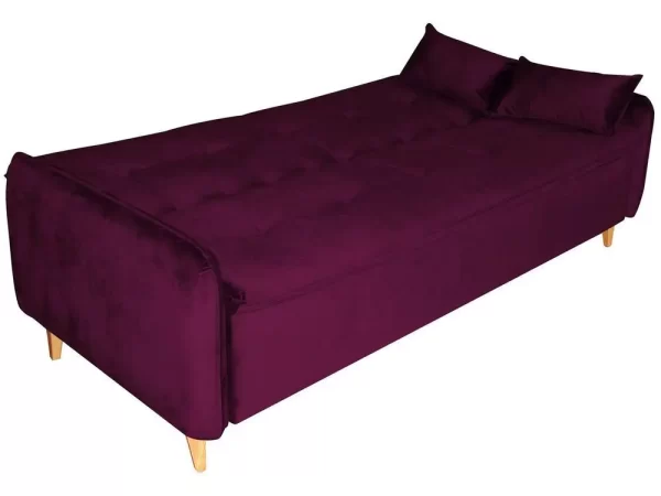 Sofá-cama Casal 3 Lugares Reclinável Suede Matrix Donna - Imagem 5