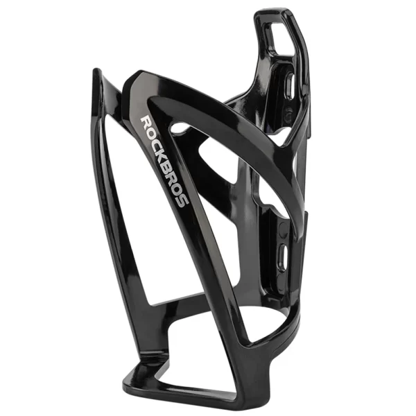 ROCKBROS Suporte para garrafa de bicicleta de montanha, suporte para garrafa de água, suporte para copo de água em material de PC de cor dupla, equipamento de ciclismo ao ar livre