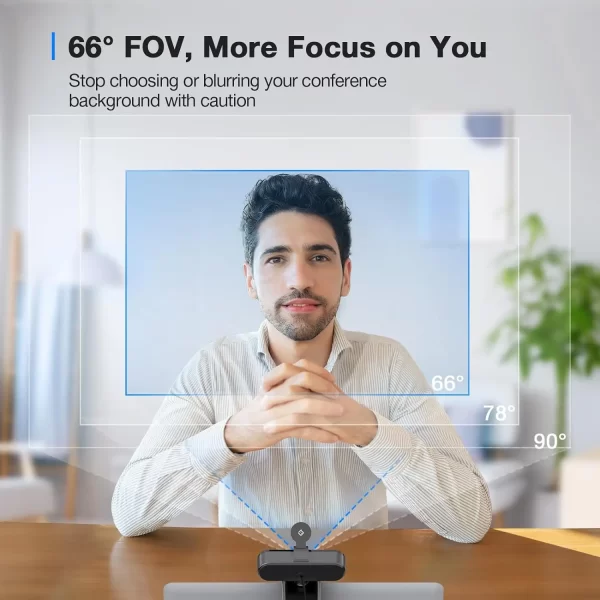 4k webcam autofoco streaming web câmera emeet c960 usb câmera de computador com microfones duplos & tripé para tiktok/youtube/zoom chamada de vídeo câmera de vídeo - Imagem 6