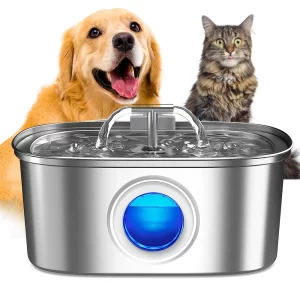 Bebedouro Automático para Gatos de Aço Inoxidável 3.2L