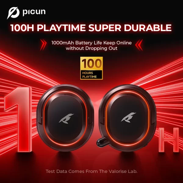 Picun g2 2.4g sem fio gaming headset bluetooth fones de ouvido 5ms baixa latência 7.1 surround enc microfone para pc ps4 ps5 telefone interruptor - Imagem 5