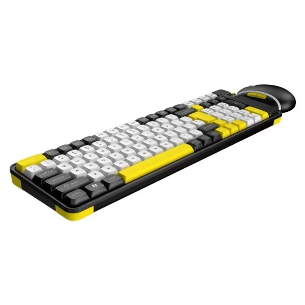 Kit Teclado Mouse Gamer Knup Vermelho BT Wireless 2.4 Knup TE-129 - Imagem 6