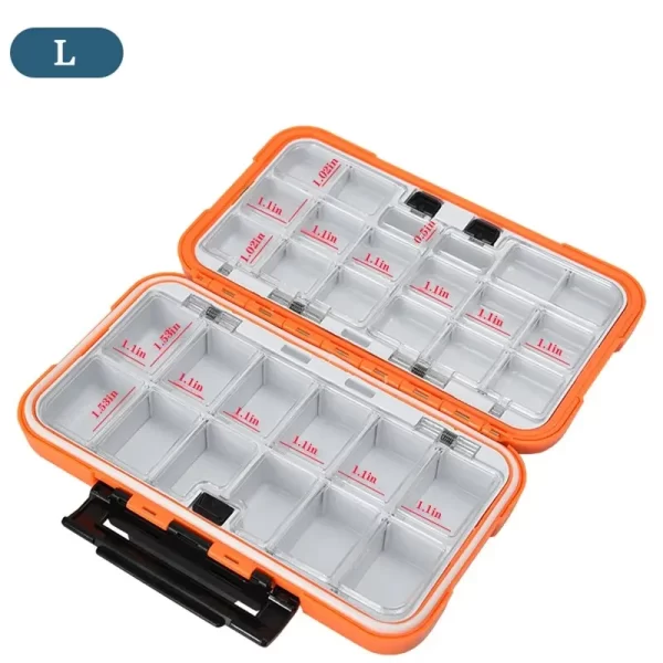 Caixa de equipamento de pesca à prova dwaterproof água acessórios de pesca caixa de armazenamento de ferramentas gancho de peixe isca caixas de isca falsa carpa para produtos de pesca - Imagem 6