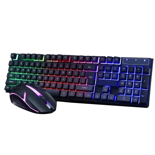 Kit de teclado e mouse gamer M300 Português Brasil de cor preto