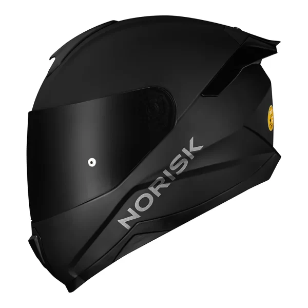Capacete Norisk Razor Solid Edition Fosco + Viseira Fumê + Spoiler