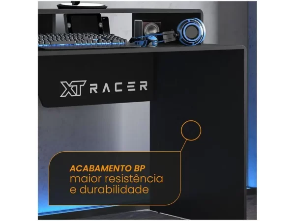 Mesa Gamer XT Racer Expert Preta e - Imagem 5