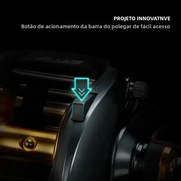 Piscifun alijoz 300 carretel de arremesso 15kg arrasto máximo 8 + 1 rolamentos quadro de alumínio carretel de pesca de água salgada de água doce baixo perfil - Imagem 5