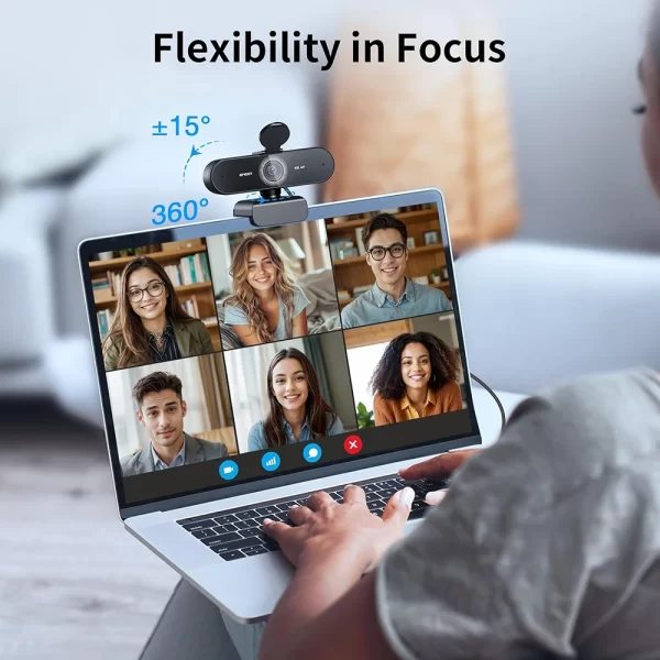 4k webcam autofoco 1080p 60fps câmera de vídeo para computador pc web cam emeet nova usb 4k mini câmera com microfones para conferência/reunião, Entrega local no Brasil, frete grátis e isenção de impostos - Imagem 6