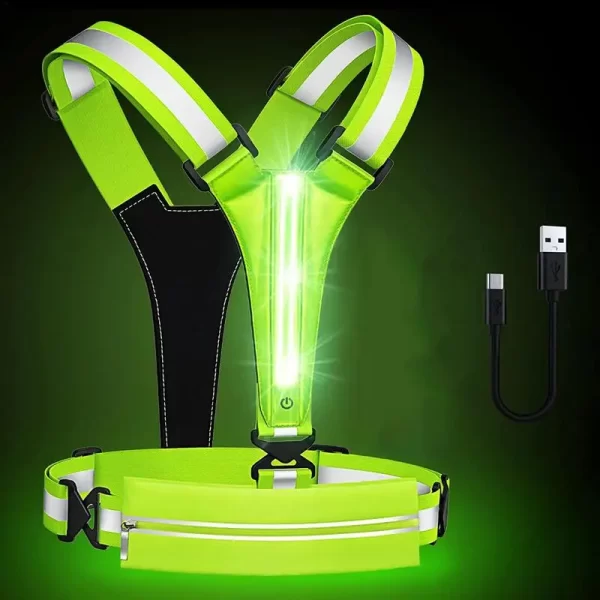 Motocicletas led reflexivo aviso colete para motociclistas pilotos universal noite andando correndo undershirt veat equipamentos seguros