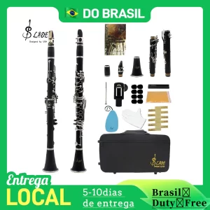 Clarinete Bb Slade 17 Teclas Portátil