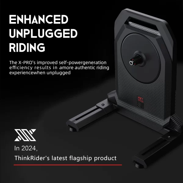 ThinkRider XX PRO Direct Drive Smart Bike Trainer Max 2500W Treinamento interno Gera eletricidade por outro rolo de bicicleta - Imagem 4