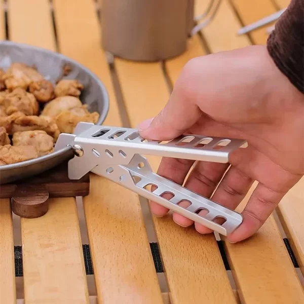 Clipe de piquenique de acampamento ao ar livre portátil clipe de comida anti escaldadura clipe tigela pote braçadeira ferramentas cozinha do agregado familiar utensílios de mesa acessórios