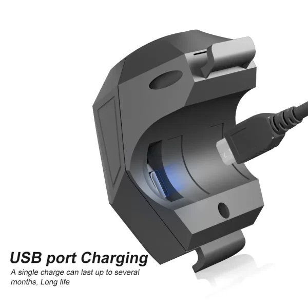 Anel de Alarme de Ciclismo Anti-Roubo Recarregável por USB - Imagem 2