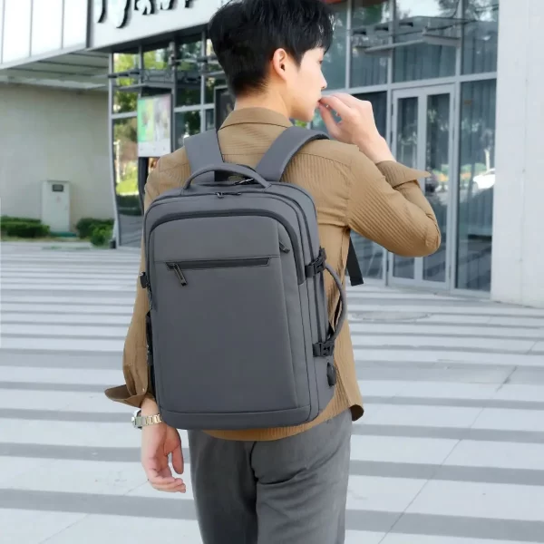 Mochila Viagem Feminina Masculina Para Notebook 16 Executiva - Imagem 2