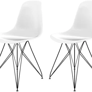 Jogo de Cadeiras Eames Eiffel Empório Tiffany 2 Peças
