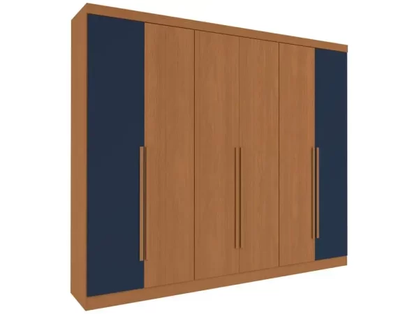 Guarda-roupa Casal 4 Gavetas 6 Portas Kappesberg Roma - Imagem 5