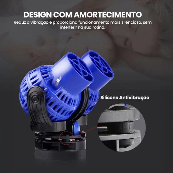 Newpet Bomba Wave Maker para aquário Bomba de água Wavemaker Bomba aeróbica submersível Bomba de circulação de água para surf 110V/220V - Imagem 5