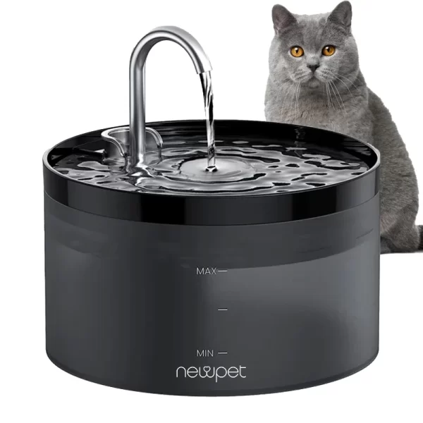 2l ultra-silencioso gato fonte de água filtro inteligente automático pet cão dispensador de água & bomba de prevenção de queimaduras recircular filtrin