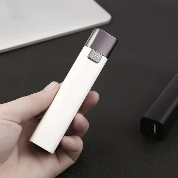 Aventura ao ar livre acampamento recarregável mini lâmpada de alta potência carregamento usb 5m feixe inundação alimentado por bateria luz trabalho lanterna - Imagem 4