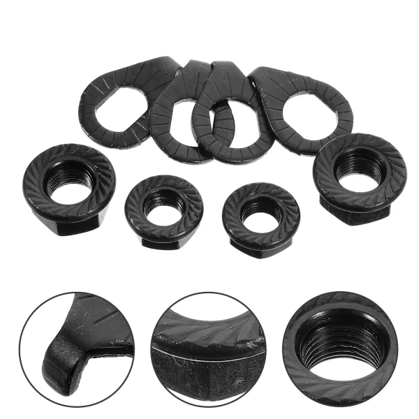 Kit de Arruelas e Porcas de Fixação para Bicicletas