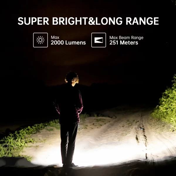 Sofirn if24 rgb luz sst40 2000lm poderosa lanterna led 5v 2a 18650 usb c recarregável tocha ip66 à prova dip66 água com magnético - Imagem 2
