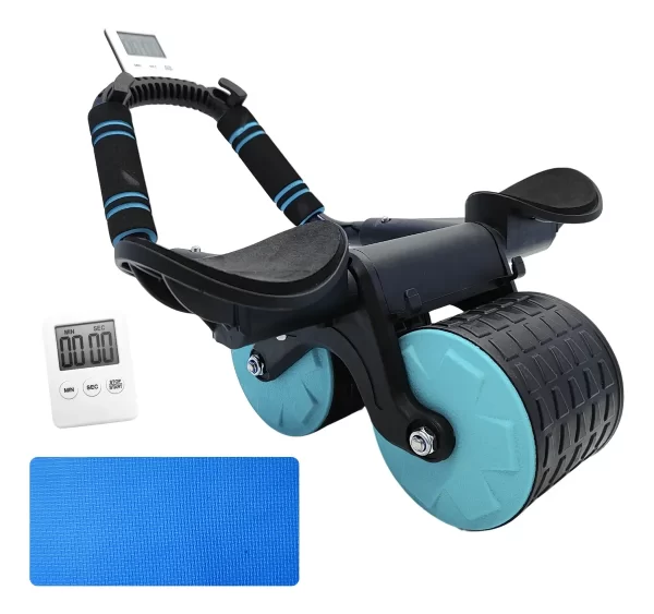Rolo Roda Abdominal Exercicio Fisico Musculo Braço Abdomem - Imagem 6