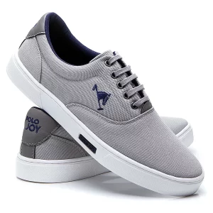 Sapatênis Masculino Casual Cinza Polo Joy 020