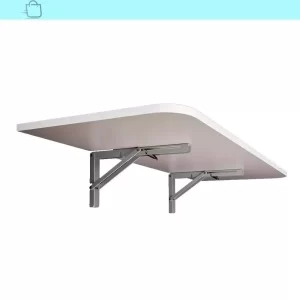 Kit de Mesa Dobrável Retrátil Branca 80x41cm