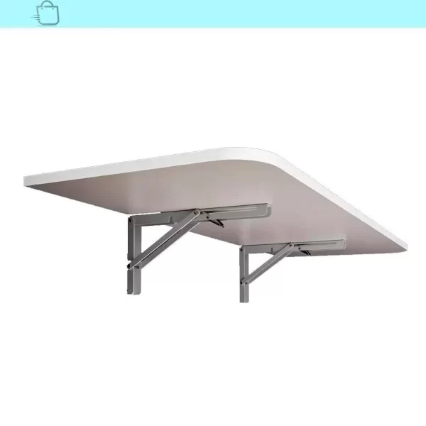 Kit De Mesa MDP Dobrável Retrátil Branca 80x41cm