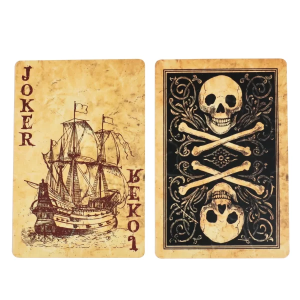 Cartas de jogo de rei pirata, baralho de cartas de ponte de estilo vintage, 60x90mm, cartas de jogo de tabuleiro de pôquer - Imagem 5