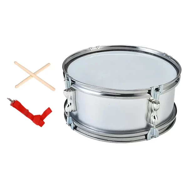 Tambor snare de 11 polegadas, leve, portátil, profissional, com alça de ombro, tambores de música para meninos, crianças, adolescentes, presentes - Imagem 3