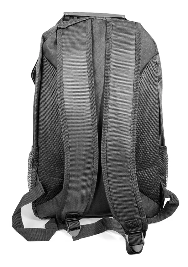 Mochila Reforçada Executiva Com Cabo De Aço Preta Trabalho - Imagem 3
