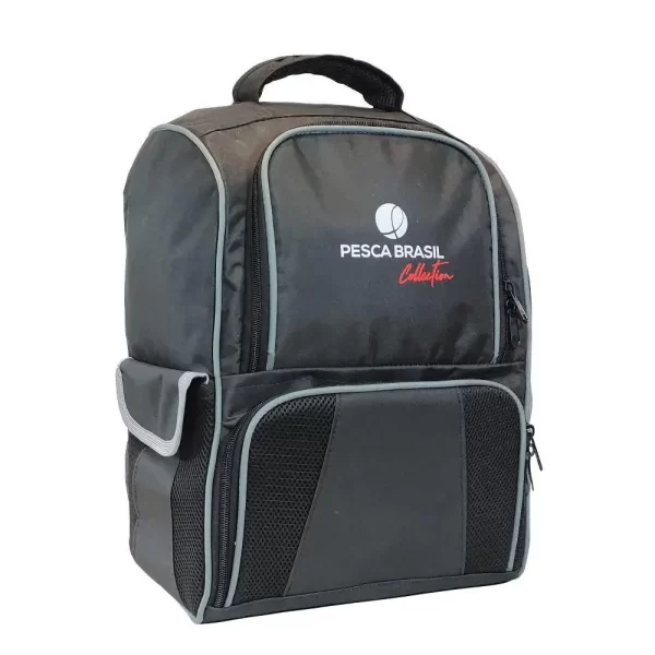 Mochila Pesca Fishing Bag Pesca Brasil 3 Estojos Resistente - Imagem 6